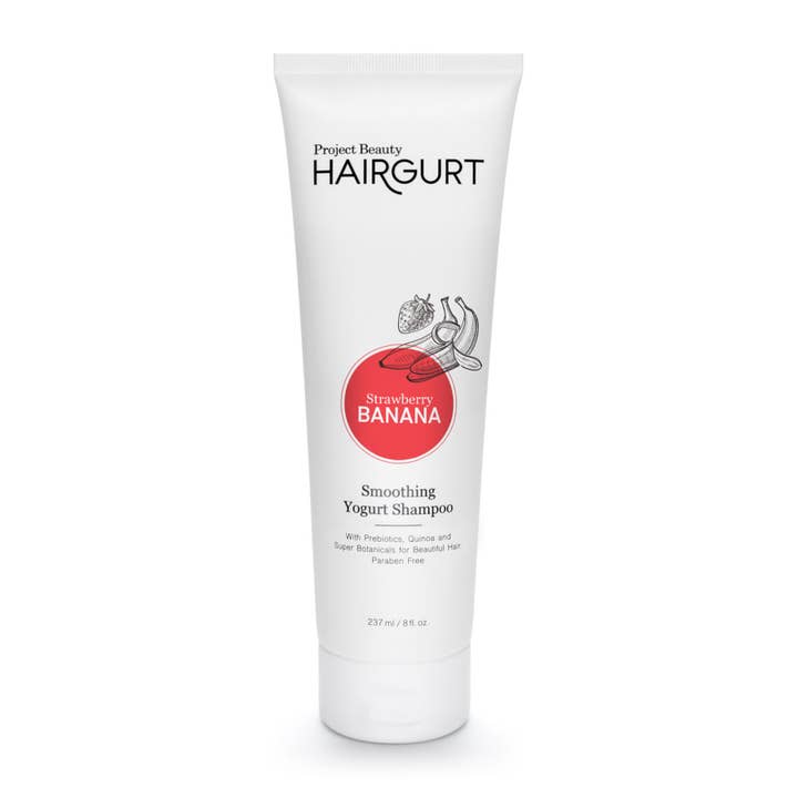 Shampooing lissant au yogourt Hairgurt à la fraise et à la banane pour la vente par Hairgurt
