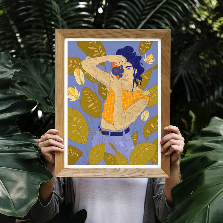 minttu illustrations - Wholesale Art Print - Art print "female gaze"2