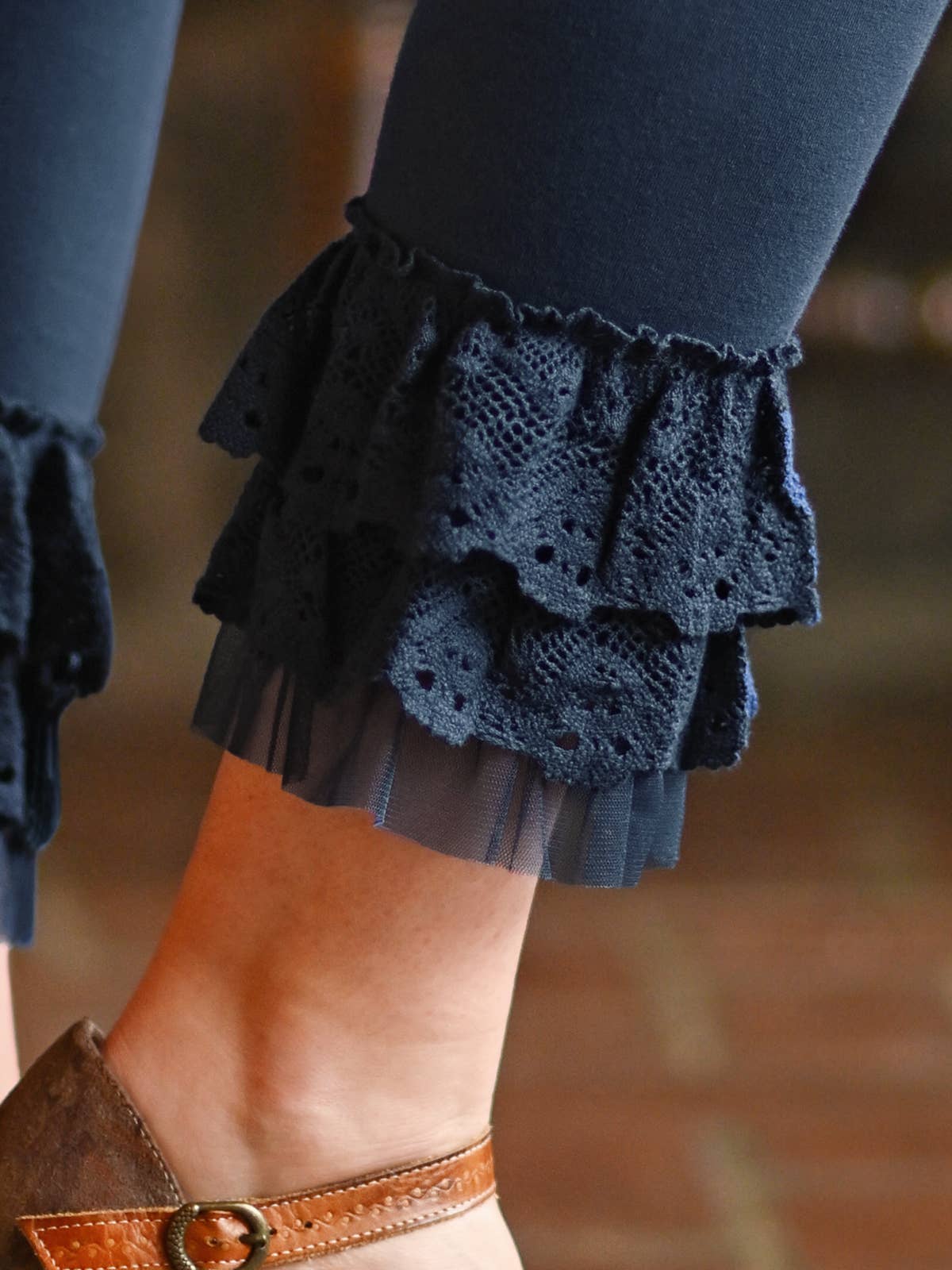 April Cornell Apparel - Wholesale Pants - Women's - Tutu Legging - Navy1