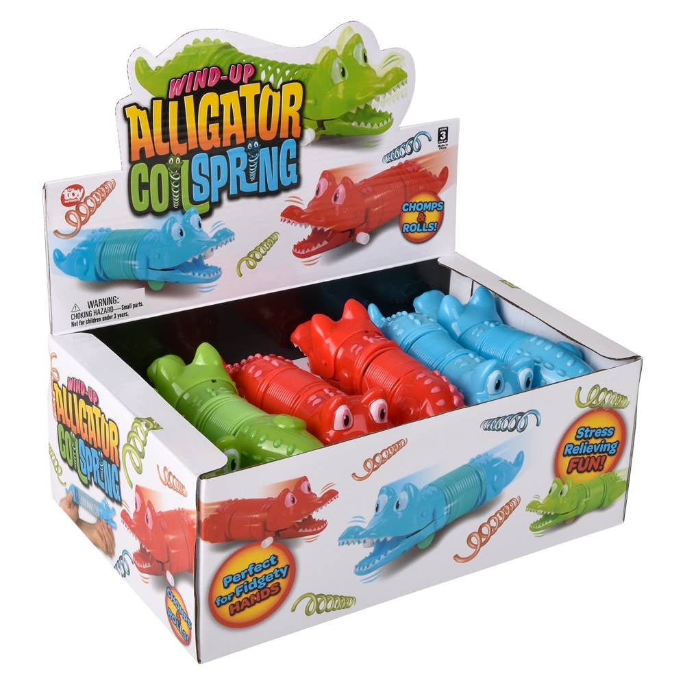 La Luna Bella - Toys - Wholesale Classic Toy - Kids - Wind Up Coil Spring Alligator 7" - LLB Toys6