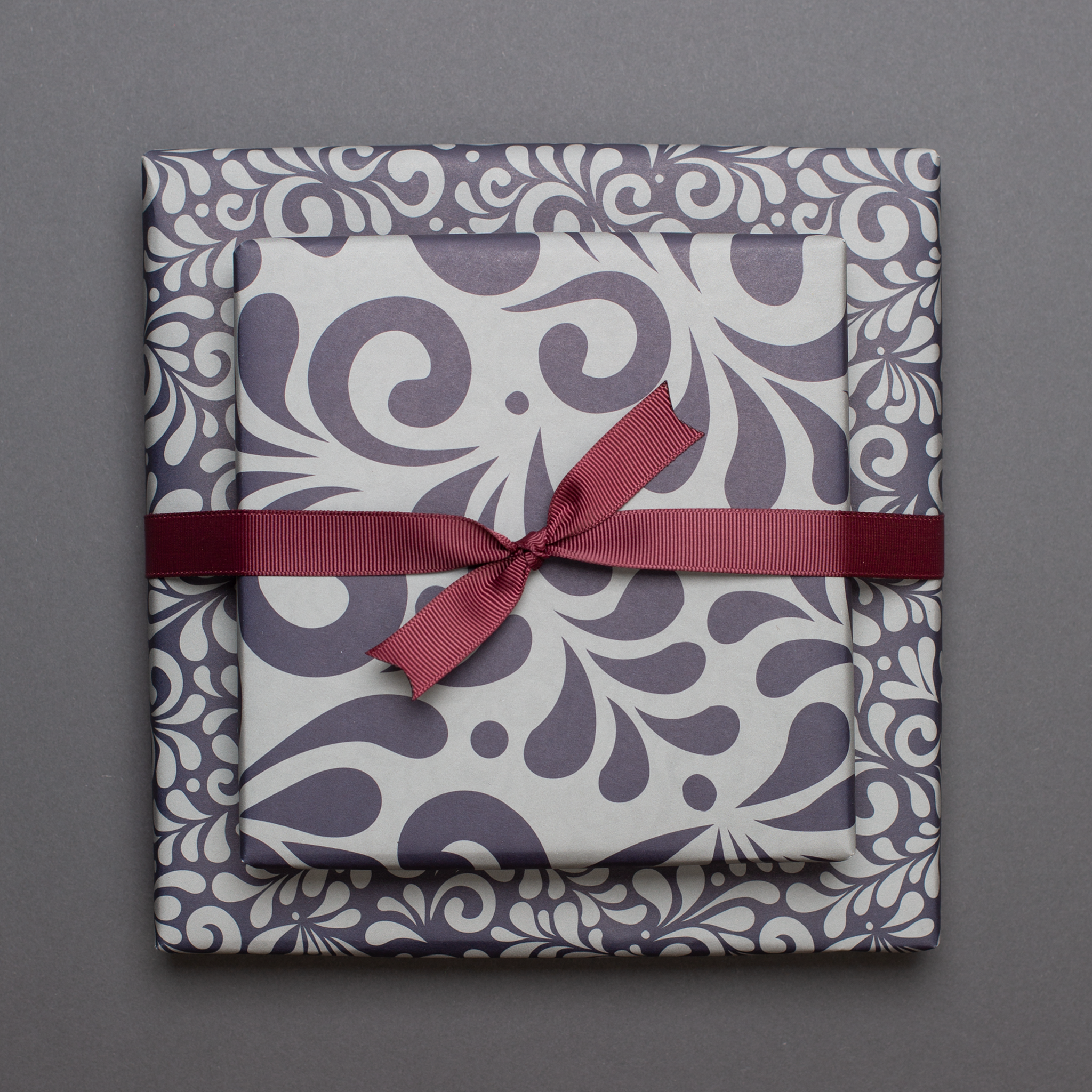 My Pretty Circus - Wholesale Flat Wrap - Bembel wrapping paper, grey-blue two-sided eco-paper13