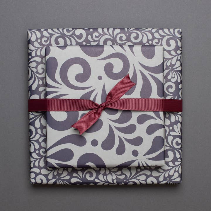 My Pretty Circus - Wholesale Flat Wrap - Bembel wrapping paper, grey-blue two-sided eco-paper13