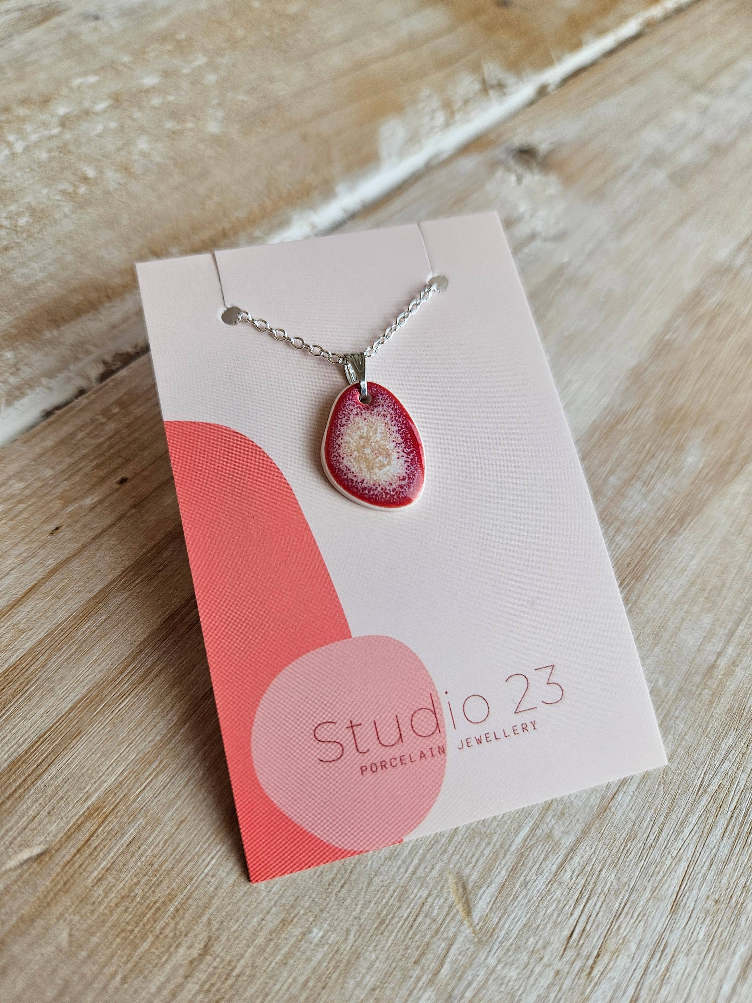 Studio 23 Ceramics – wholesale Pendant/charm necklace – NEW DESIGN Pendant Pebble1