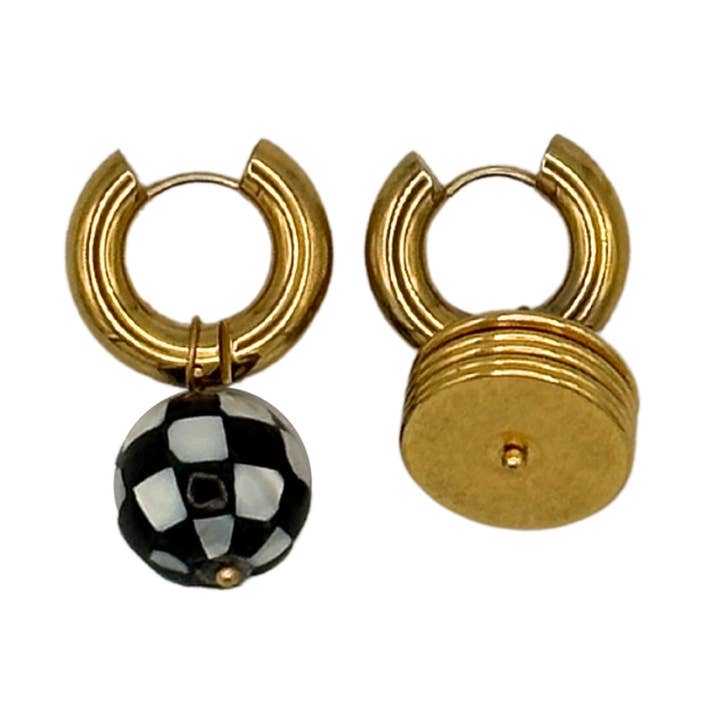 Cerchi con perline placcati in oro 24 carati/Bo506 Mix & Match per la vendita all'ingrosso da parte di Timeless Pearly