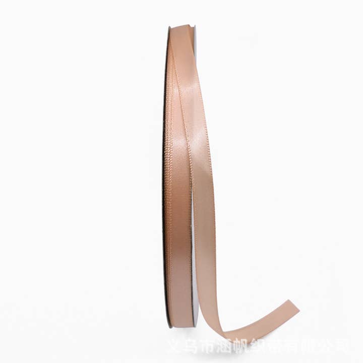 ByHome - Wholesale Ribbon - Gift Wrapping - 2/5" x 100 yds, narrow double layered satin polyester ribbon5