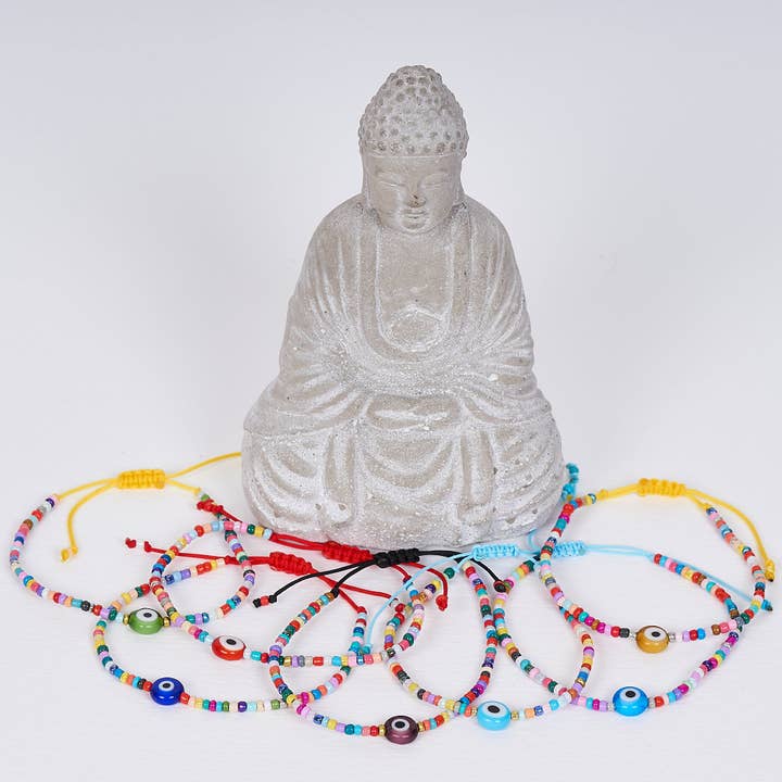 Nella & Complements - Wholesale Beaded Bracelet - Turkish Eye Charm Bracelet1