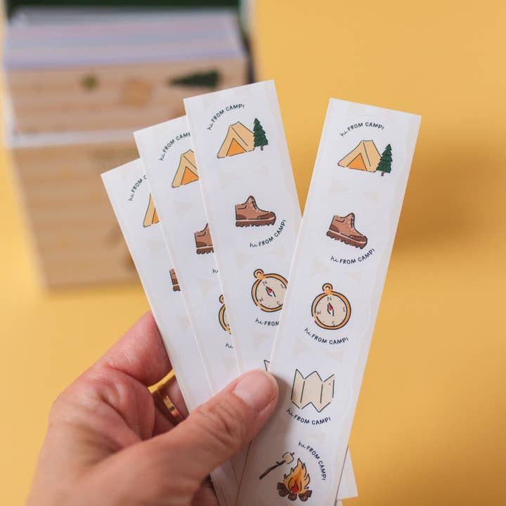 Pippi Post - Wholesale Stationery/notecard set - Camp Notes Box Note Set5