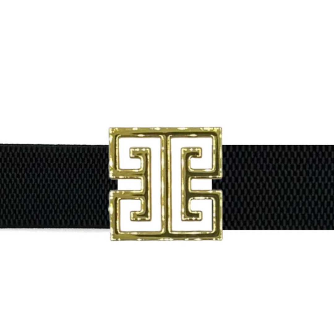 Garland Bags - Wholesale Belt Buckle - Women's - Square Greek Key Interchangeable Artisan Belt Buckle 3