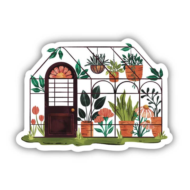 Green House Garden Sticker for wholesale by Big Moods