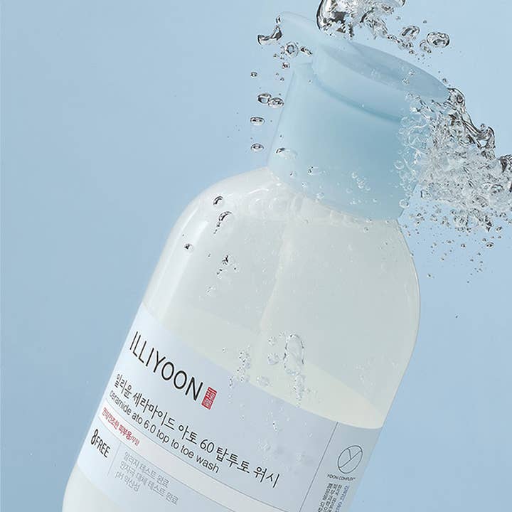 Exod International - Wholesale Body Wash/Shower Gel - Illiyoon Ceramide Ato 6.0 Top to Toe Wash 500ml