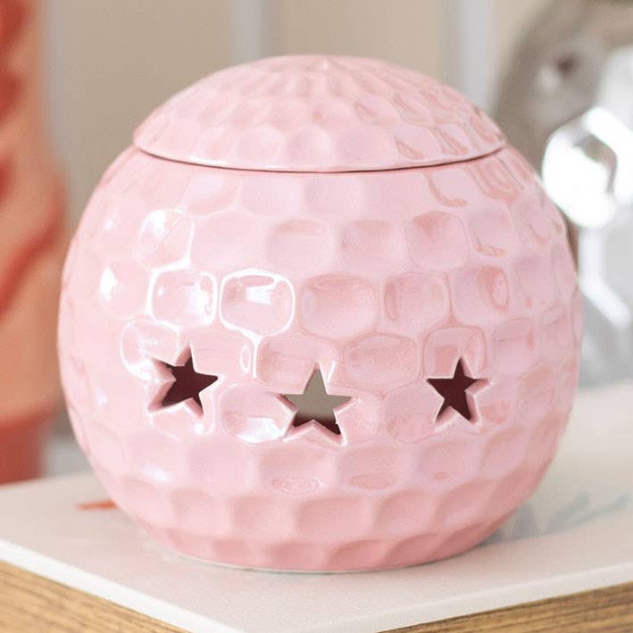 Rosa Discokugel-Ölbrenner für den Großhandel von Something Different Wholesale