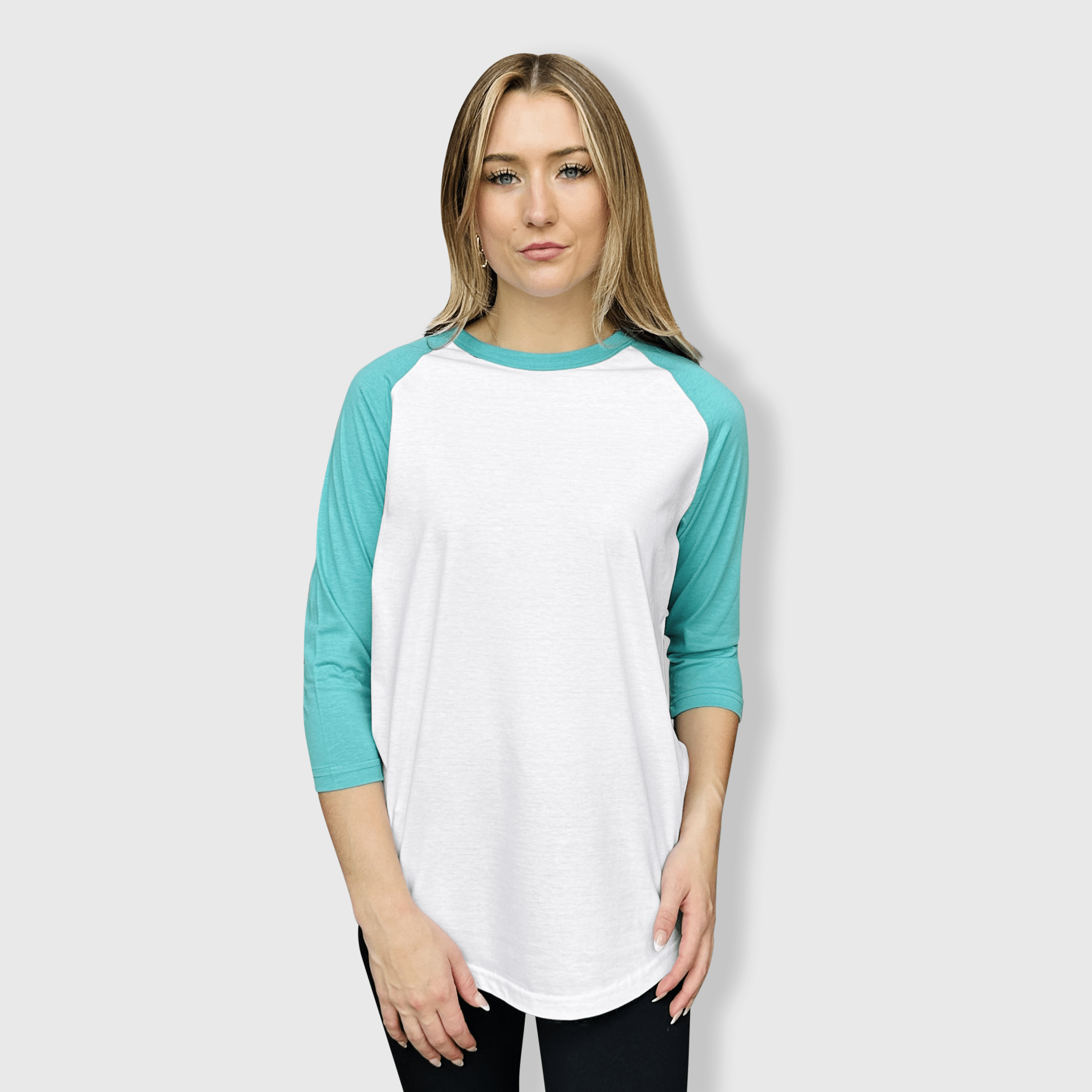 ILTEX Apparel - Vente T-shirt – femme - T-shirt de baseball adulte à manches raglan 3/4 - Plus de 35 couleurs19