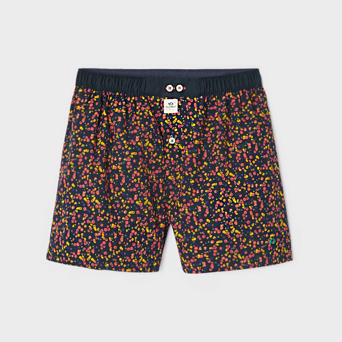 BILLYBELT – Engroshandel Undertøj - Herre – Blue Frizzante boksershorts i 100% økologisk bomuld