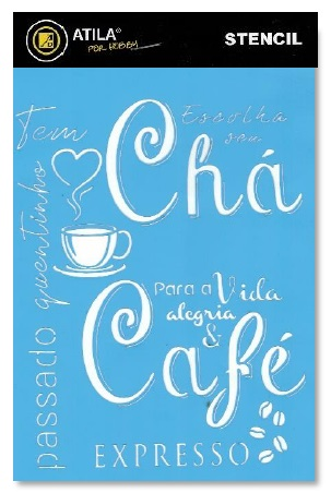 Atiladecor, Artesanato Lda - Wholesale Stencil/Craft Die - Tea And Coffee Stencil 20X30Cm0