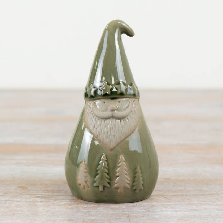 Deco de Santa Verde, 19 cm para venta al por mayor de Gainsborough Giftware x Portland Living
