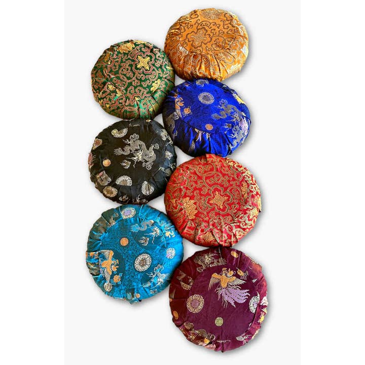 Zafu Meditation Pillow- Brocade and other Purchase Wholesale meditatiekussen. Free Returns & Net 60 Terms on Faire trending on Faire.