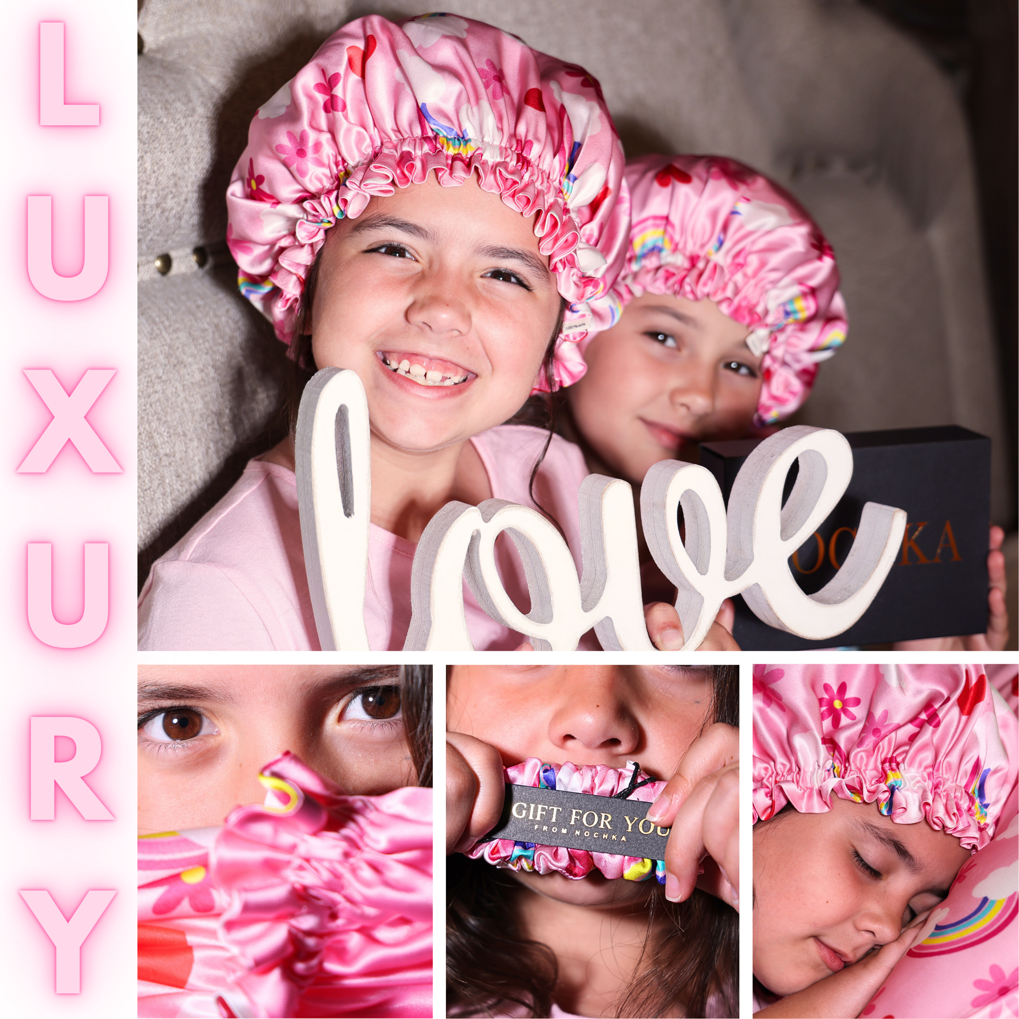 Nochka – Engroshandel Kyse – til baby – Ren Mulberry Silke Hue til Børn – Vendbar & Holdbar8