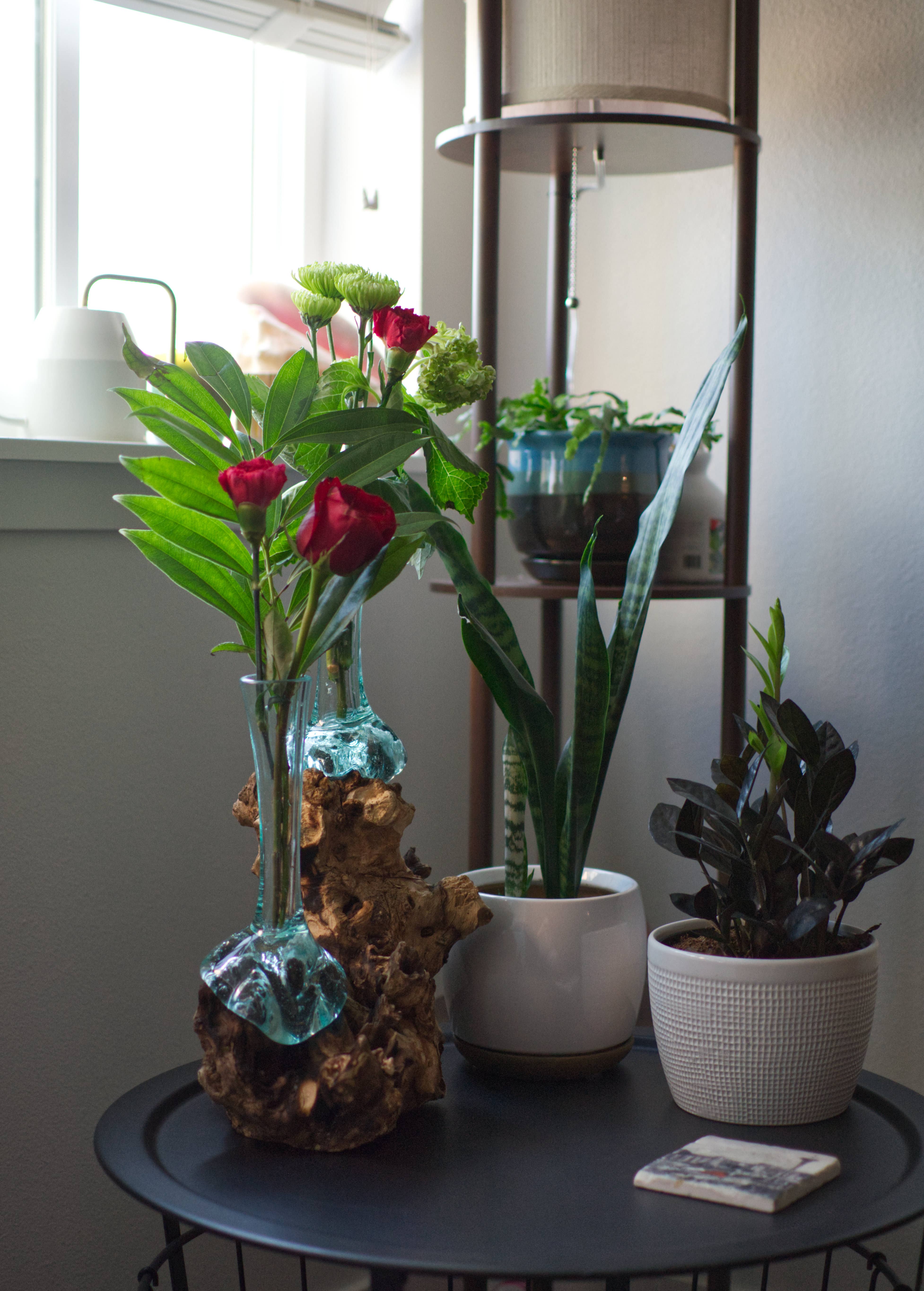 Cohasset Gifts - Wholesale Vaas - Dubbele hoge magere vaas op gamalwortel3