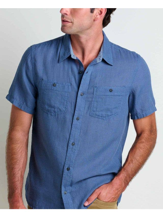 Toad&Co - Wholesale Button Down Shirt - Men's - Honcho Short Sleeve Shirt S25