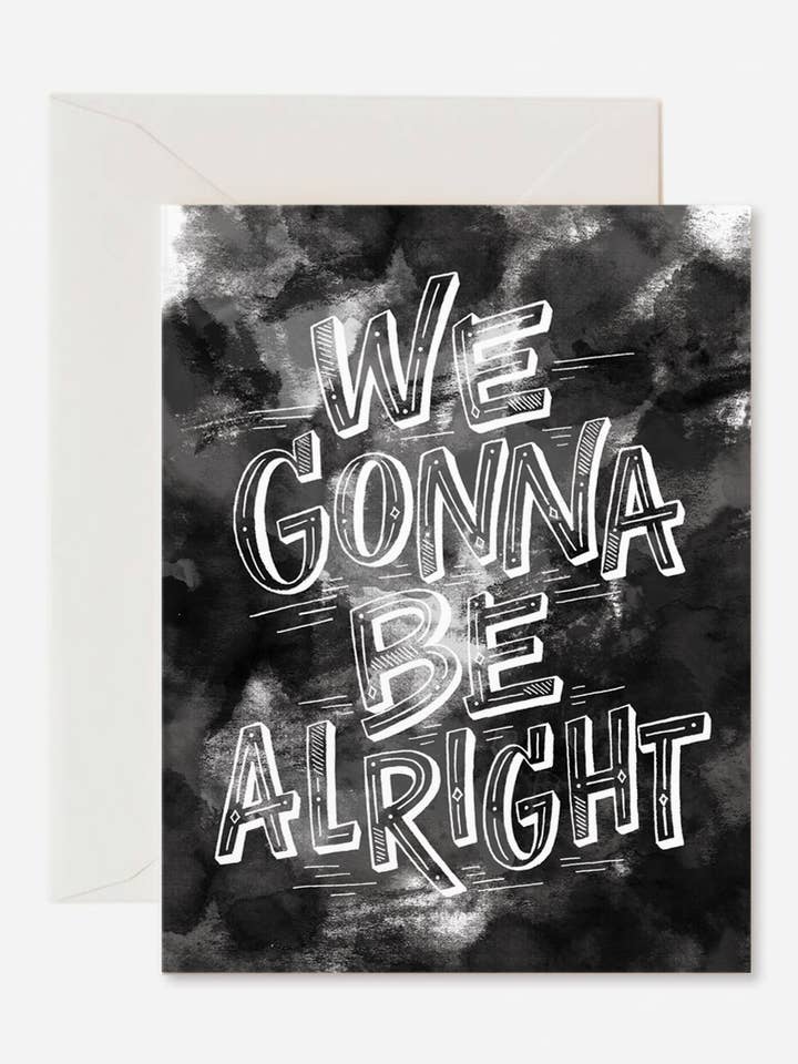 Tarjeta vamos a estar bien para venta al por mayor de Laura Bennett Design