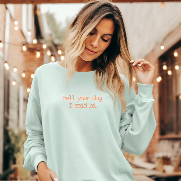 ZEG TEGEN JE HOND DAT IK GEDAG HEB GEZEGD. voor wholesale door Rustic Radiance