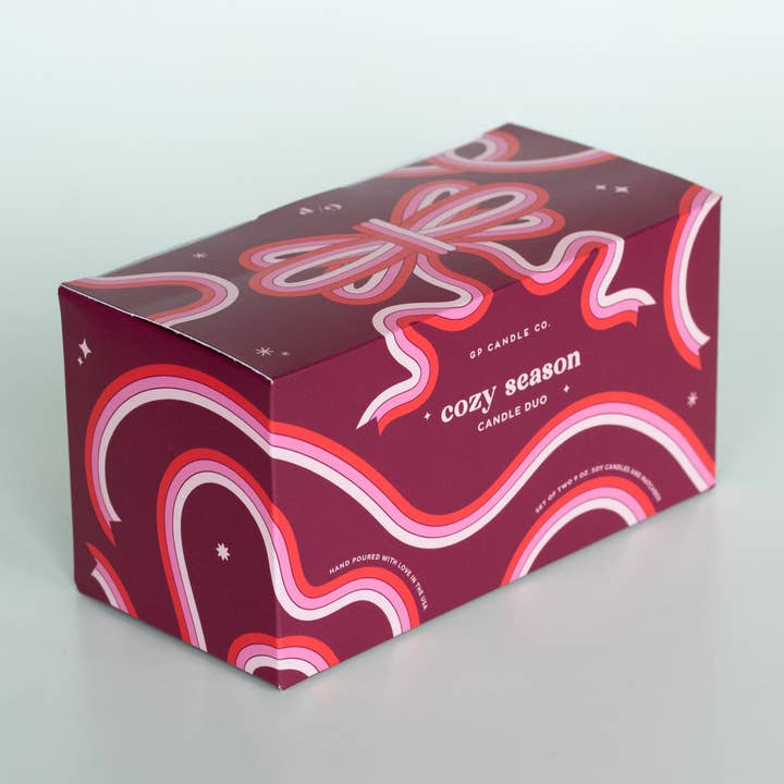 GP Candle Co. - Wholesale Jar/Filled Candle - Cozy Season Candle Duo3