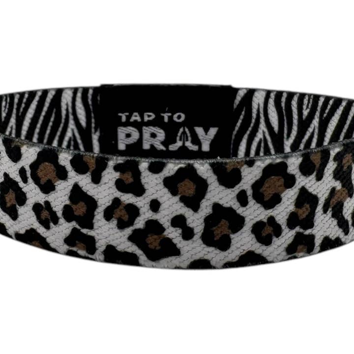 Versible - Wholesale Wristband - Tap To Prayâ„¢ Wristbands - Safari Zebra