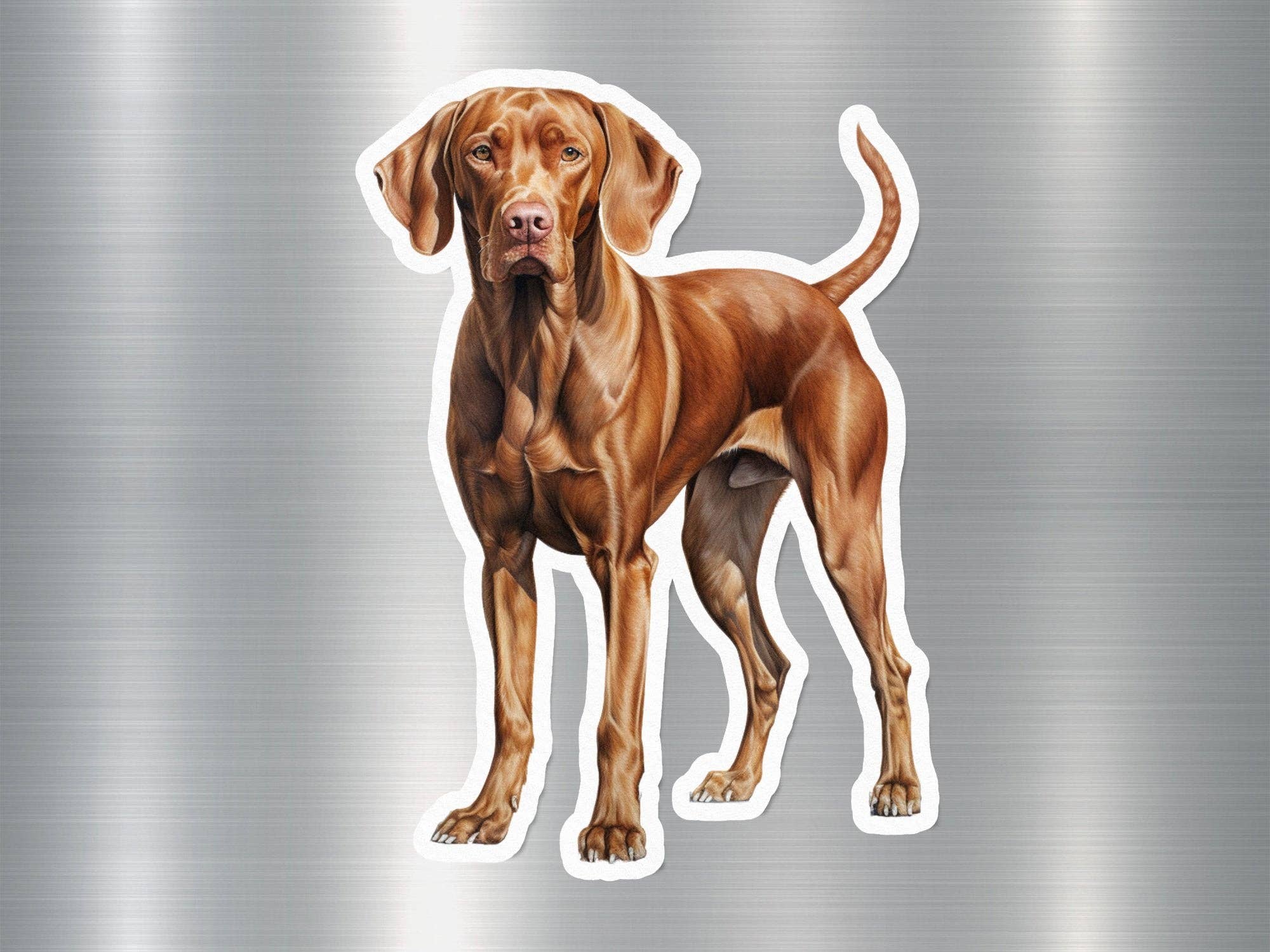 GraffMerch.com - Wholesale Phone & Laptop Stickers - Charming Weimaraner Dog Sticker0