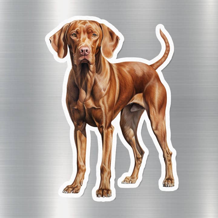 GraffMerch.com – Großhandel Aufkleber für Telefon und Laptop – Charmanter Weimaraner-Hundeaufkleber