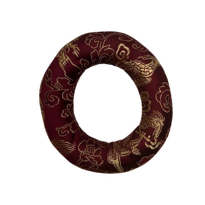 Tika - Wholesale Meditation Supplies - Silk Ring Cushion for Singing Bowl - Small5