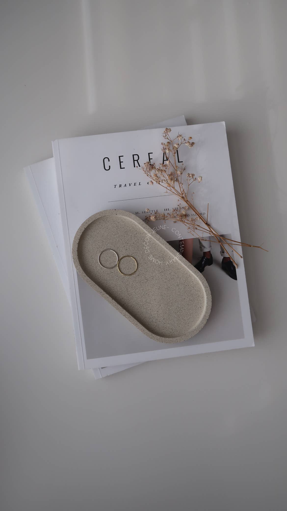 Jeune Home - Wholesale Decorative Tray - Textured oval tray3