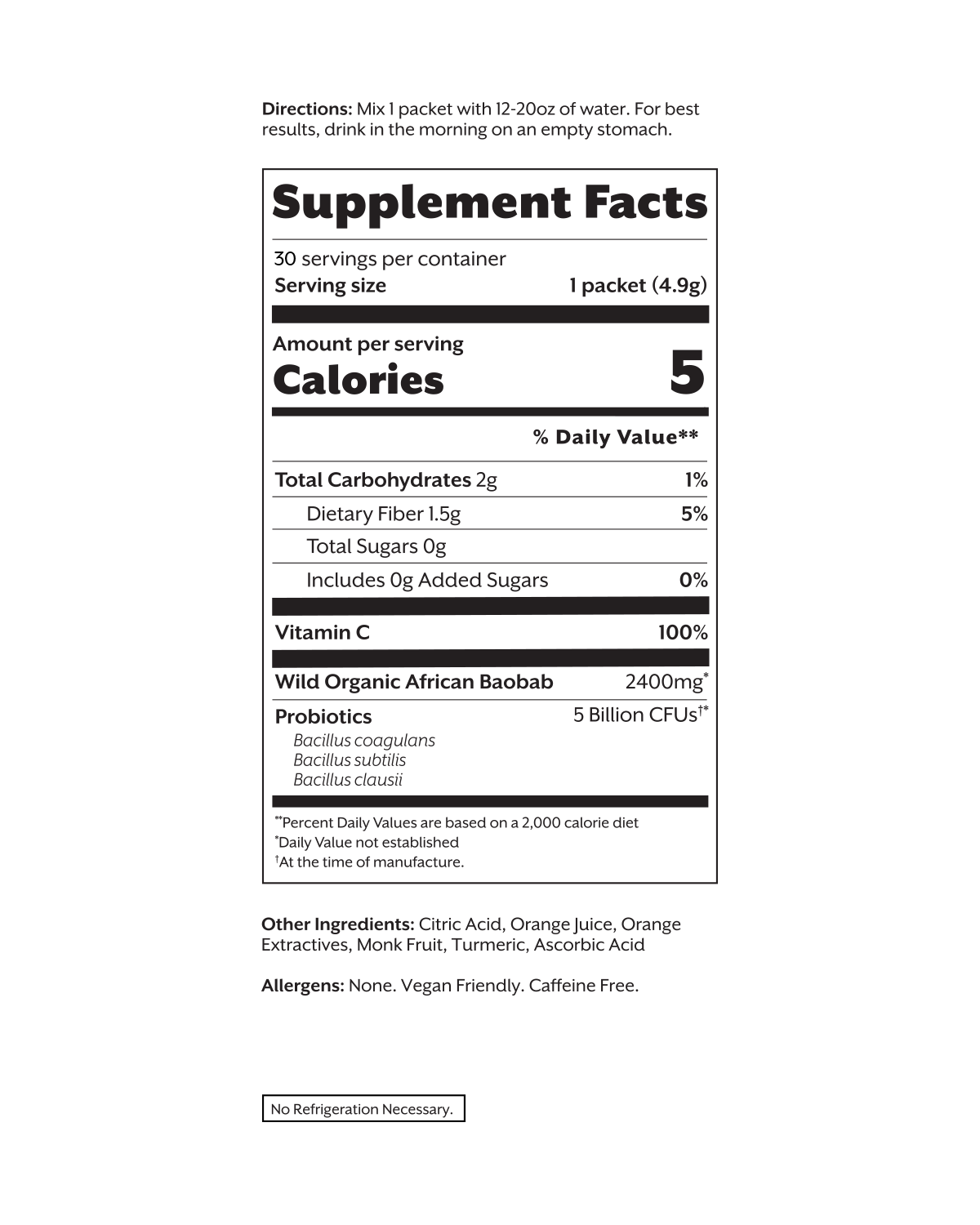 Promix - Wholesale Oral Supplement/Vitamin - Debloat: Prebiotic + Probiotic3