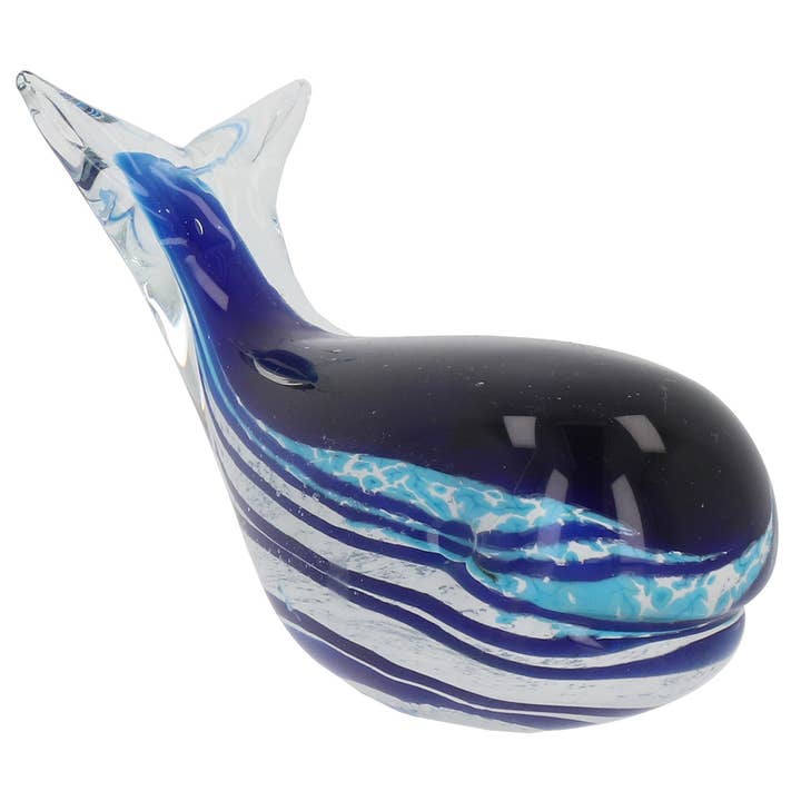 Art In Glass Handmade Whale for wholesale by Joe Davies