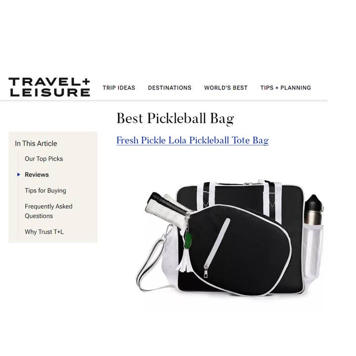 Fresh Pickle – Engroshandel Sportstaske – unisex – Lola Pickleball mulepose Navy Stribe8