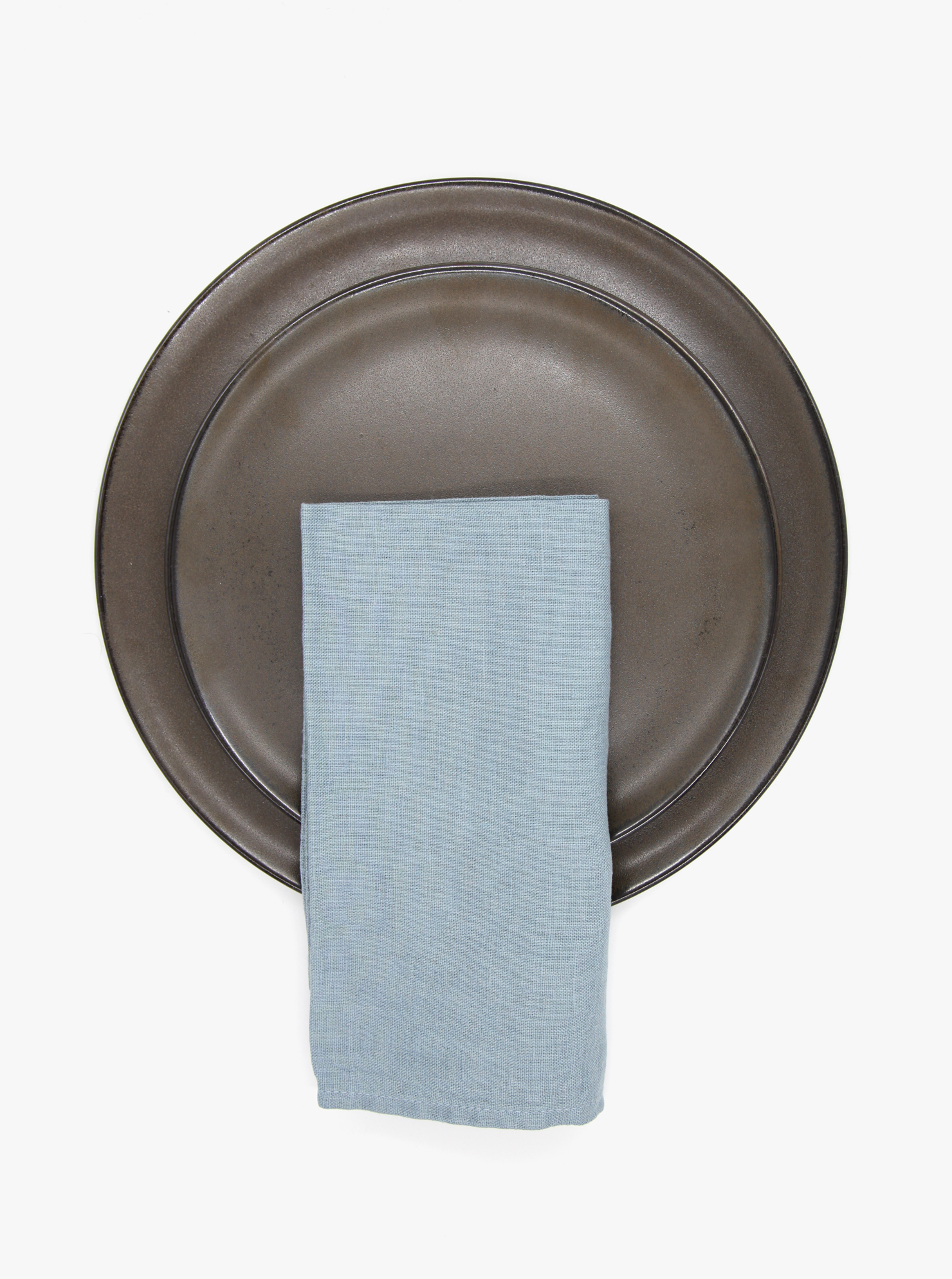 dodesign - Vendita all'ingrosso Tovaglioli da tavola in stoffa - Set da 2 tovaglioli in lino colore Lake Blue - Tempo di attesa 4 settimane2