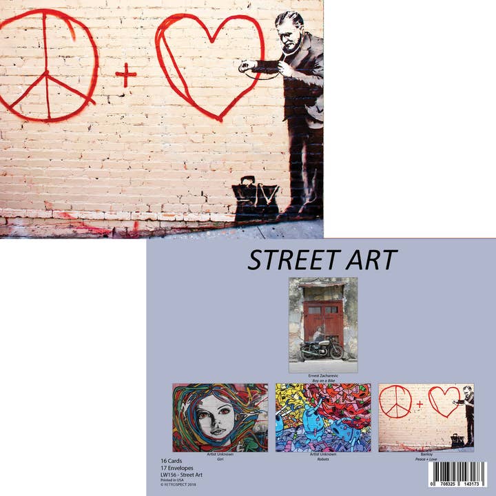 Street Art Carte Notebook - Coffret pour la vente par The Retrospect Group Collection