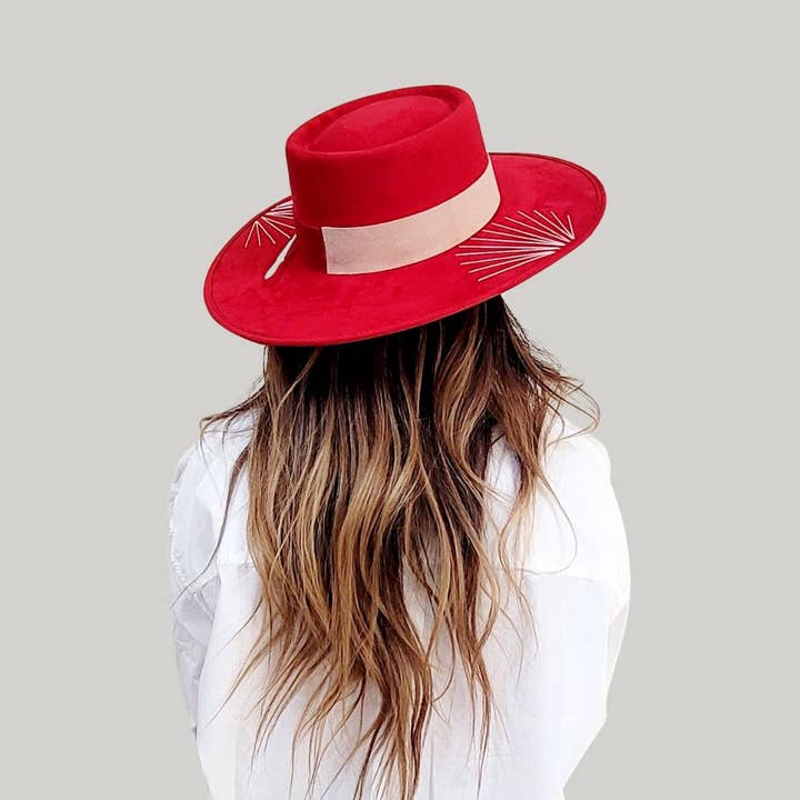 Mapache Telescope Crown Hat for wholesale by PETRA SAVAGE