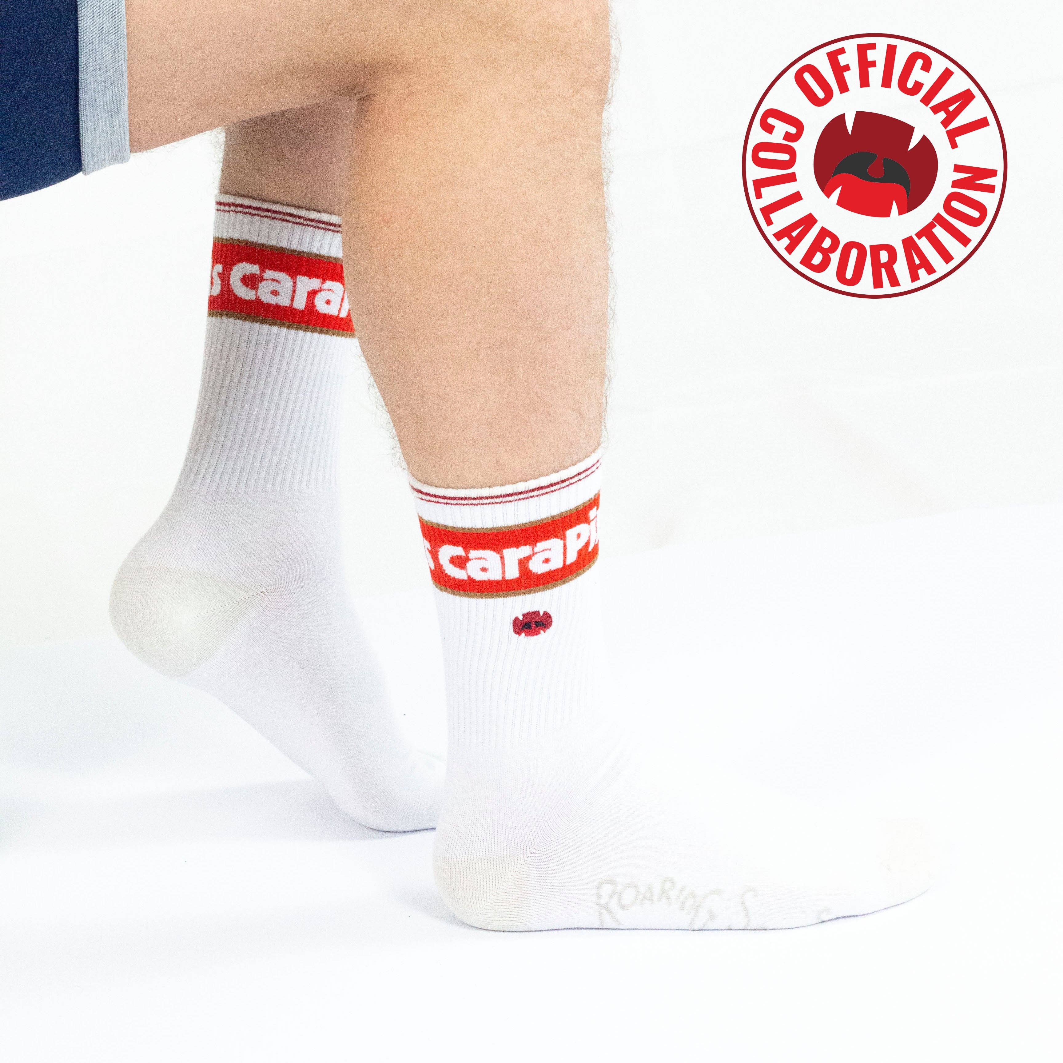 Roaring Socks - Wholesale Socks - Unisex - Cara Pils - White1