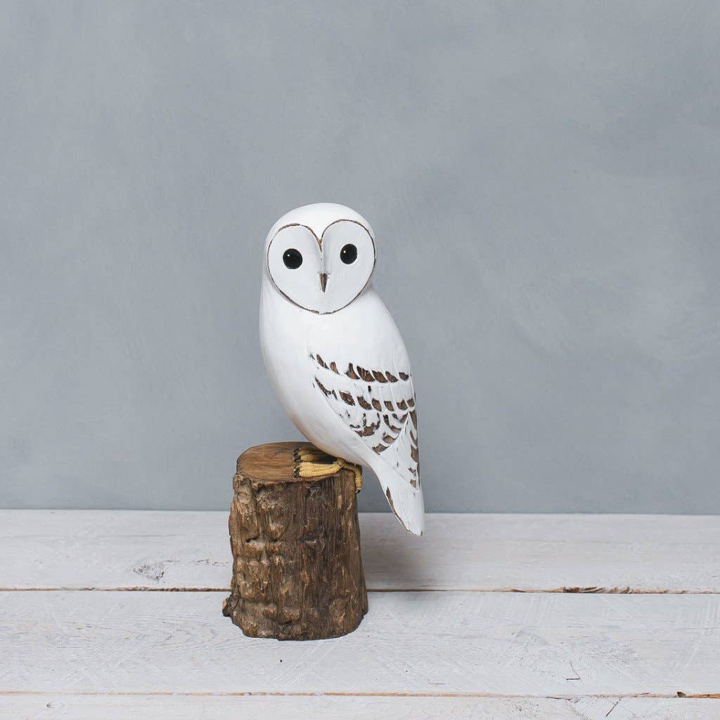 Aviologie - Wholesale Decorative Figurine - Owl - Barn - 13"H - Hand Carved Ornament1