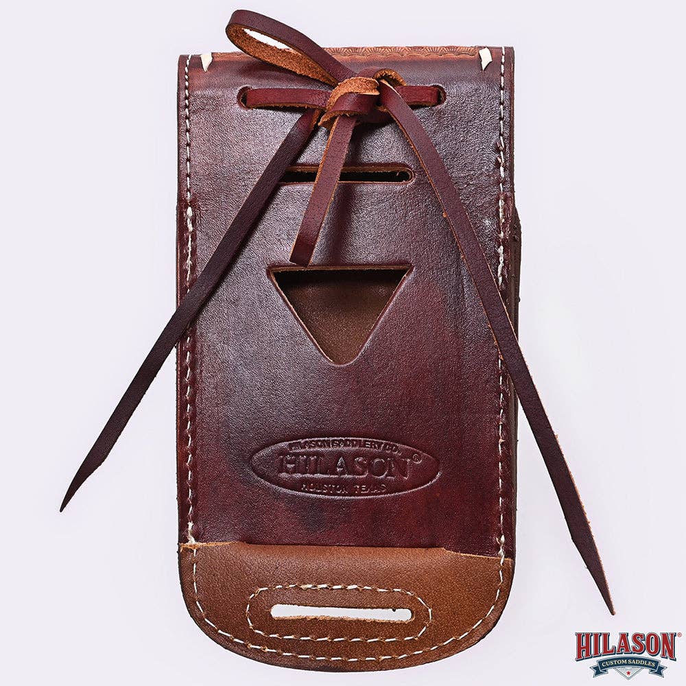 HILASON - Wholesale Phone Wallet - Women's - Hilason Basketweave Floral Cell Phone Case Tan American Leather16