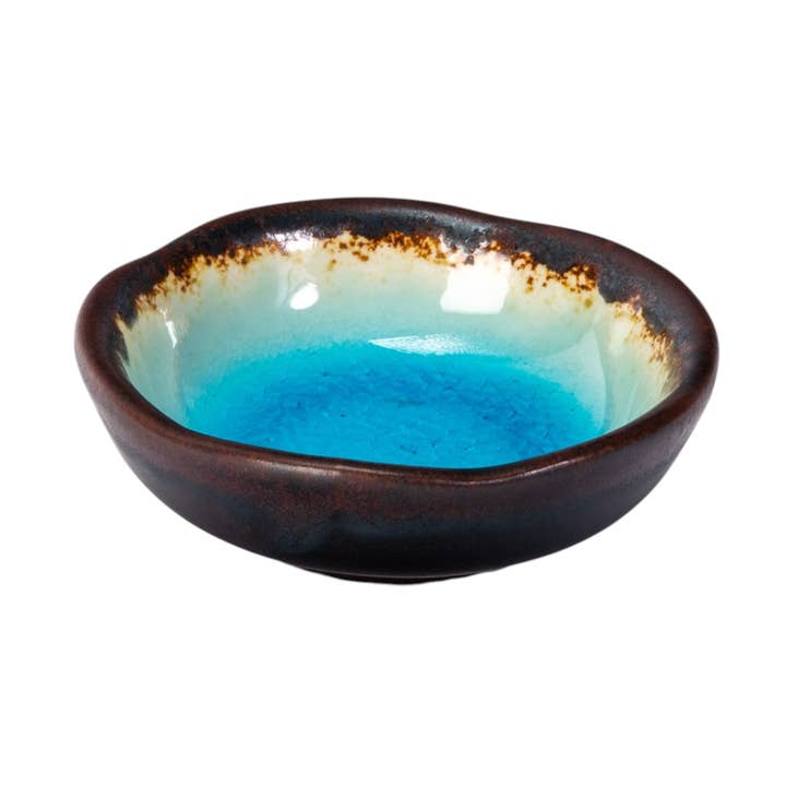 Aozora Kannyu 3.25"Dia x 1.25"H Round Porcelain Sauce Dish (12/144) for wholesale by Urban Tokyo