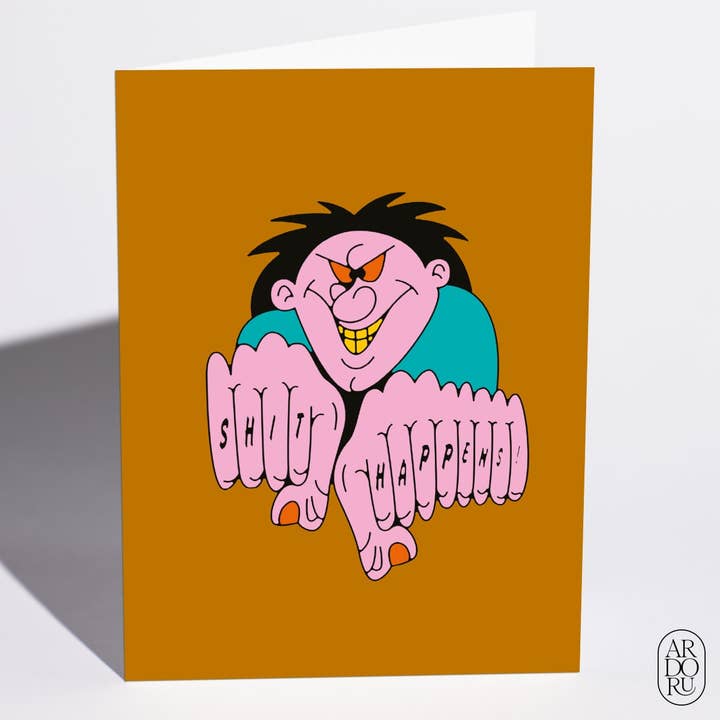 Motivation Card - "Shit Happens" for wholesale by ArdorU