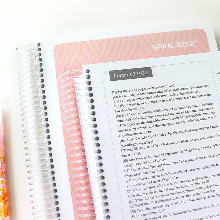 Spiral Bible - Wholesale Book - Adult - Spiral Bibleâ„¢ - KJV New Testament - Pink