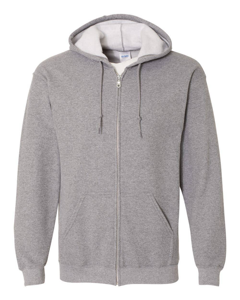 Eleven Fashion – Großhandel Hoodie – Herren – Gildan - Kapuzensweatshirt mit durchgehendem Reißverschluss aus Heavy Blend5