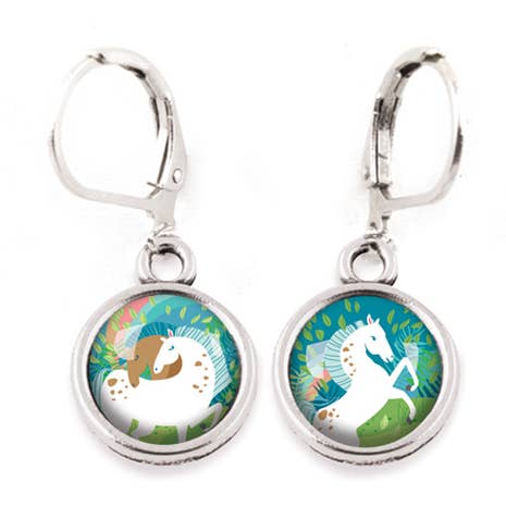 Horse/Pirouette Kinderschläfer, Silber für den Großhandel von Les Minis d'Emilie Fiala