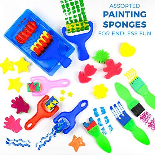 Keff Creations – wholesale Art set – Child & baby – 91-Piece Kids Art Painting Kit for Kids and Toddlers4