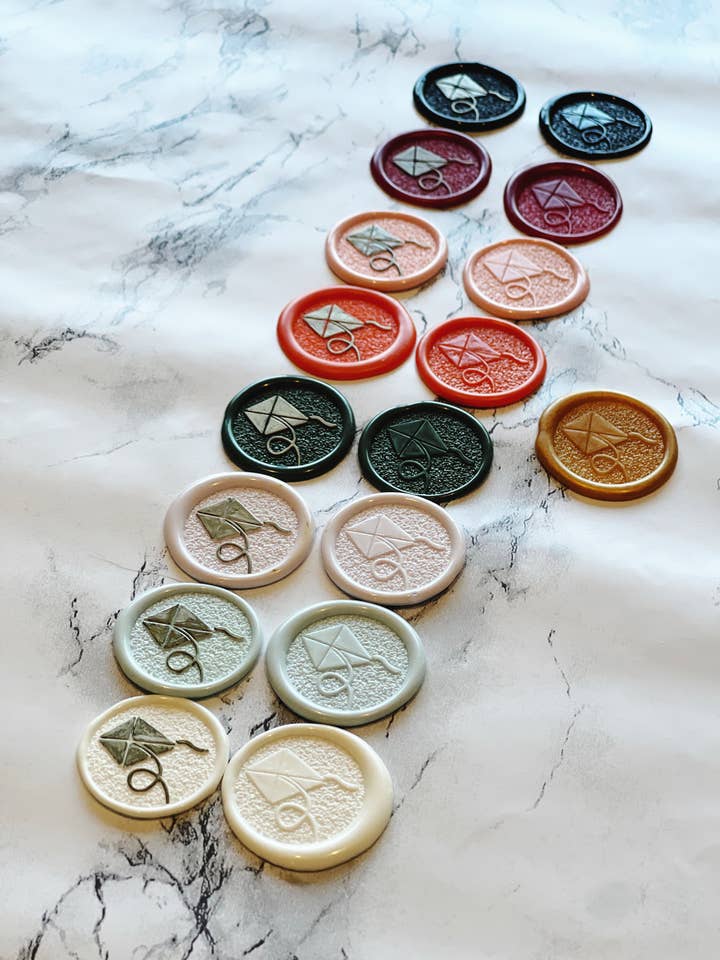 Kite Wax Seal Stickers for wholesale by Hey There Princess