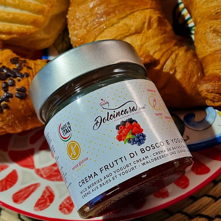 Dolcincasa.com - Wholesale Cake Mix - GLUTEN-FREE BERRY FRUIT AND YOGHURT SPREAD 200G4