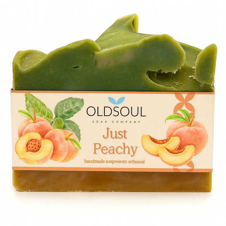 Just Peachy (Fragrance) Soap for wholesale by Old Soul Soap Company Inc.