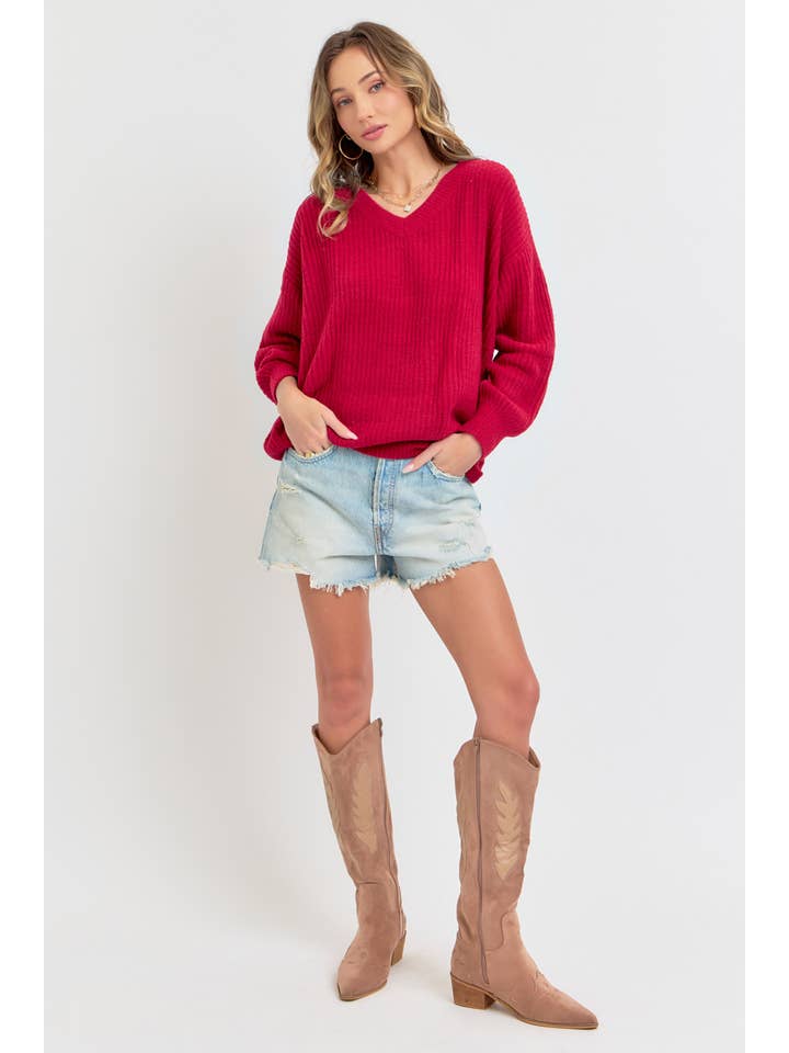 Sweet Lovely by Jen - Wholesale Knit Sweater - Women's - EVERYDAY CASUAL SWEATER2